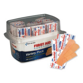 PhysiciansCare FAO90095 First Aid Bandages, Assorted, 150 Pieces/Kit