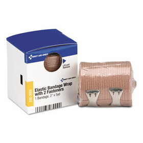 First Aid Only FAE-3009 SmartCompliance Elastic Bandage Wrap, 2" x 5yds, Latex-Free