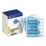 First Aid Only FAE-3040 SmartCompliance Blue Metal Detectable Bandages, Fingertip, 1 3/4x2, 20 Bx, 24/Ct