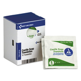 First Aid Only FAE-4014 Refill f/SmartCompliance General Business Cabinet, Castile Soap Wipes, 5x7, 10/Bx
