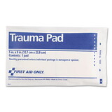 First Aid Only FAOFAE5012 SmartCompliance Trauma Pad, Sterile, 5 x 9