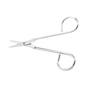 First Aid Only FAE-6004 SmartCompliance First-Aid Scissors, 4 1/2" Long, Nickel Plated