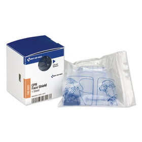 First Aid Only FAE-6023 SmartCompliance CPR Face Shield & Breathing Barrier, Plastic, One Size Fits Most