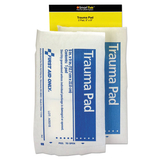 First Aid Only FAE-6024 SmartCompliance Refill Trauma Pad, 5 x 9, White, 2/Bag