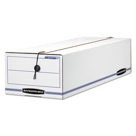 Fellowes FEL00018 LIBERTY Check and Form Boxes, 9" x 24.25" x 7.5", White/Blue, 12/Carton