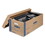 Bankers Box FEL0065901 SmoothMove Prime Moving/Storage Boxes, Lift-Off Lid, Half Slotted Container, Small, 12" x 24" x 10", Brown/Blue, 8/Carton, Price/CT