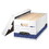 Bankers Box FEL0070110 STOR/FILE Medium-Duty Storage Boxes, Letter Files, 12" x 25.38" x 10.25", White, 20/Carton, Price/CT