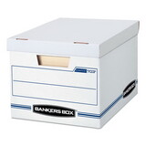 Bankers Box 0070333 STOR/FILE Basic-Duty Storage Boxes, Letter/Legal Files, 12