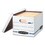 FELLOWES MANUFACTURING FEL00703 Stor/file Storage Box, Letter/legal, Lift-Off Lid, White/blue, 12/carton, Price/CT