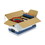 Bankers Box FEL00704 Stor/file Storage Box, Letter, Button Tie, White/blue, 12/carton, Price/CT