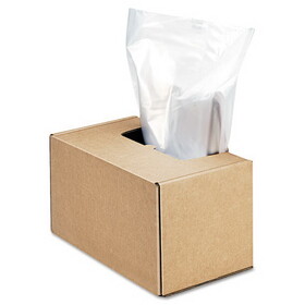 Fellowes FEL3604101 Shredder Waste Bags, 50 gal Capacity, 50/Carton