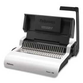 Fellowes FEL5006801 Pulsar Manual Comb Binding System, 300 Sheets, 18 1/8 X 15 3/8 X 5 1/8, White