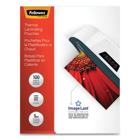 FELLOWES MANUFACTURING FEL52040 Imagelast Laminating Pouches With Uv Protection, 5mil, 11 1/2 X 9, 100/pack