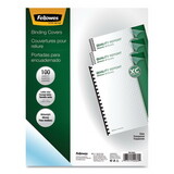 FELLOWES MANUFACTURING FEL52089 Crystals Presentation Covers With Square Corners, 11 X 8 1/2, Clear, 100/pack
