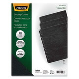 FELLOWES MANUFACTURING FEL52138 Classic Grain Texture Binding System Covers, 11-1/4 X 8-3/4, Black, 200/pack