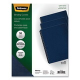 FELLOWES MANUFACTURING FEL52145 Executive Presentation Binding System Covers, 11-1/4 X 8-3/4, Navy, 50/pack