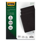 FELLOWES MANUFACTURING FEL52146 Executive Presentation Binding System Covers, 11-1/4 X 8-3/4, Black, 50/pack