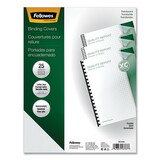 FELLOWES MANUFACTURING FEL5224301 Futura Binding System Covers, Square Corners, 11 X 8 1/2, Frost, 25/pack