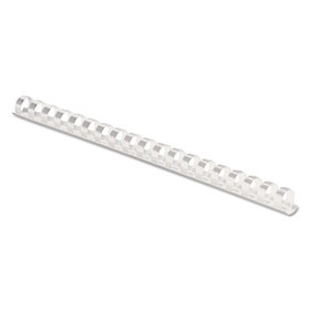 FELLOWES MANUFACTURING FEL52371 Plastic Comb Bindings, 3/8" Diameter, 55 Sheet Capacity, White, 100 Combs/pack