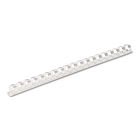 FELLOWES MANUFACTURING FEL52372 Plastic Comb Bindings, 1/2" Diameter, 90 Sheet Capacity, White, 100 Combs/pack