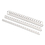 FELLOWES MANUFACTURING FEL52372 Plastic Comb Bindings, 1/2" Diameter, 90 Sheet Capacity, White, 100 Combs/pack, Price/PK