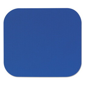 Fellowes FEL58021 Polyester Mouse Pad, Nonskid Rubber Base, 9 X 8, Blue