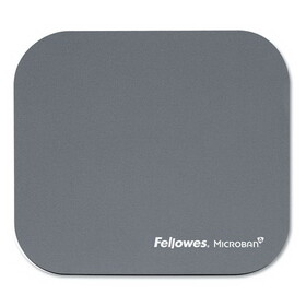 Fellowes FEL5934001 Mouse Pad with Microban Protection, 9 x 8, Graphite