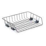 Fellowes FEL62112 Side-Load Wire Stacking Letter Tray, Wire, Black