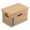 Bankers Box FEL7710301 SmoothMove Maximum Strength Moving Boxes, Half Slotted Container (HSC), Medium, 12.25" x 18.5" x 12", Brown/Blue, 8/Pack, Price/CT