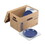 Bankers Box FEL7710302 SmoothMove Kitchen Moving Kit with Dividers + Foam, Half Slotted Container (HSC), Medium, 12.25" x 18.5" x 12", Brown/Blue, Price/KT