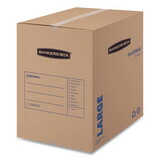 Bankers Box 7714001 SmoothMove Basic Moving Boxes, Large, Regular Slotted Container (RSC), 18