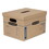 Bankers Box 7714210 SmoothMove Classic Moving & Storage Boxes, Small, Half Slotted Container (HSC), 15" x 12" x 10", Brown Kraft/Blue, 20/Carton, Price/CT