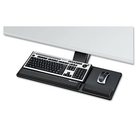Fellowes FEL8017801 Designer Suites Compact Keyboard Tray, 19w x 9.5d, Black