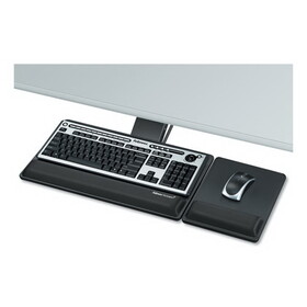 Fellowes FEL8017901 Designer Suites Premium Keyboard Tray, 19w x 10.63d, Black