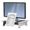 Fellowes FEL8036601 Office Suites Monitor Riser Plus, 19.88" x 14.06" x 4" to 6.5", Black/Silver, Supports 80 lbs, Price/EA