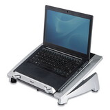 FELLOWES MANUFACTURING FEL8036701 Office Suites Laptop Riser Plus, 15 1/8 X 11 3/8 X 6 1/2, Black/silver