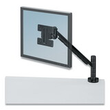 Fellowes FEL8038201 Desk-Mount Arm For Flat Panel Monitor, 14 1/2 X 4 3/4 X 24, Black