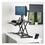 Fellowes FEL8091001 Corsivo Sit-Stand Workstation, 31.5" x 24.25" x 16", Black, Price/EA