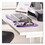 FELLOWES MANUFACTURING FEL91437 Gel Crystals Keyboard Wrist Rest, Purple, Price/EA