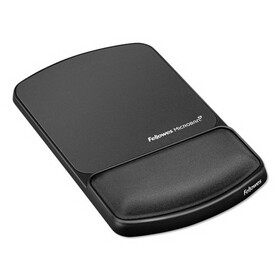Fellowes FEL9175101 Mouse Pad with Wrist Support with Microban Protection, 6.75 x 10.12, Graphite