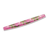 Fellowes FEL9179101 Photo Gel Keyboard Wrist Rest with Microban Protection, 18.56 x 2.31, Pink Flowers Design