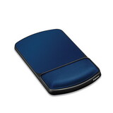 Fellowes FEL98741 Gel Mouse Pad with Wrist Rest, 6.25 x 10.12, Black/Sapphire