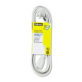Fellowes FEL99595 Indoor Heavy-Duty Extension Cord, 9 ft, 15 A, Gray