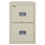 Fireking FIR2P1825CPA Patriot by FireKing Insulated Fire File, 1-Hour Fire Protection, 2 Legal/Letter File Drawers, Parchment, 17.75 x 25 x 27.75, Price/EA