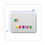 Flipside FLP10025 Magnetic Dry Erase Board, 12 x 9, White, Price/EA