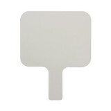 Flipside FLP10039 Dry Erase Paddle, 9.75 x 8, White, 12/Pack