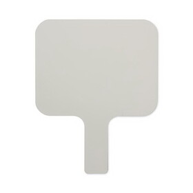 Flipside FLP10039 Dry Erase Paddle, 9.75 x 8, White Surface, 12/Pack