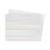 Flipside FLP10134 Two-Sided Red and Blue Ruled Dry Erase Board, 12 x 9, Ruled White Front, Unruled White Back, 12/Pack, Price/PK