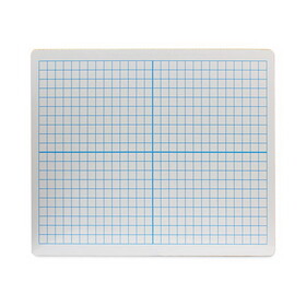 Flipside FLP11200 Graphing Two-Sided Dry Erase Board, 12 x 9, White Surface, 12/Pack