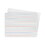 Flipside FLP12034 Two-Sided Red and Blue Ruled Dry Erase Board, 12 x 9, Ruled White Front, Unruled White Back, 24/Pack, Price/PK